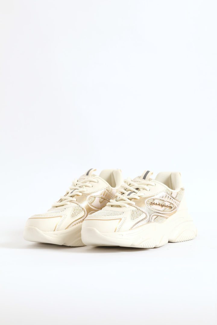 Jessica Sporty Sneaker - Cream