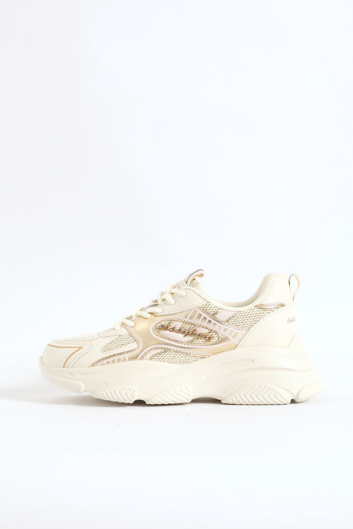 Jessica Sporty Sneaker - Cream
