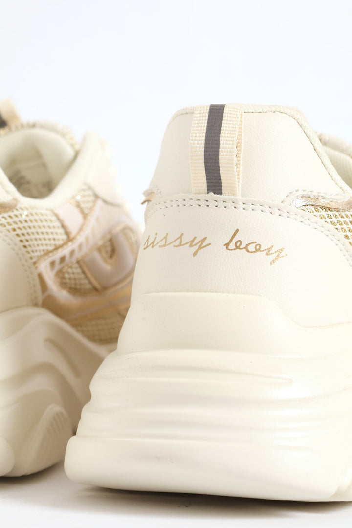 Jessica Sporty Sneaker - Cream