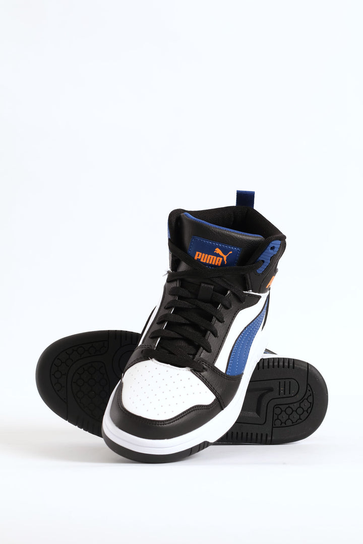 Boys Rebound V6 Mid Jr Sneaker - Multi