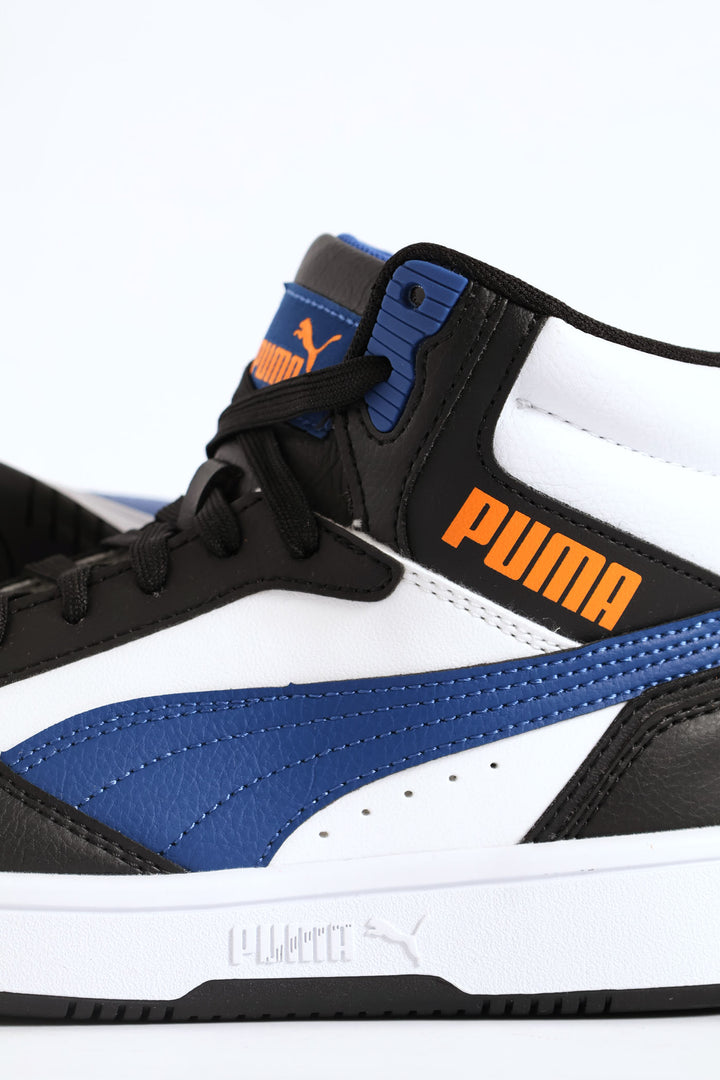 Boys Rebound V6 Mid Jr Sneaker - Multi