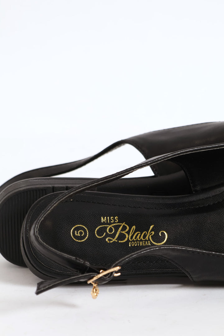 Candice 5 Slingback Pump - Black