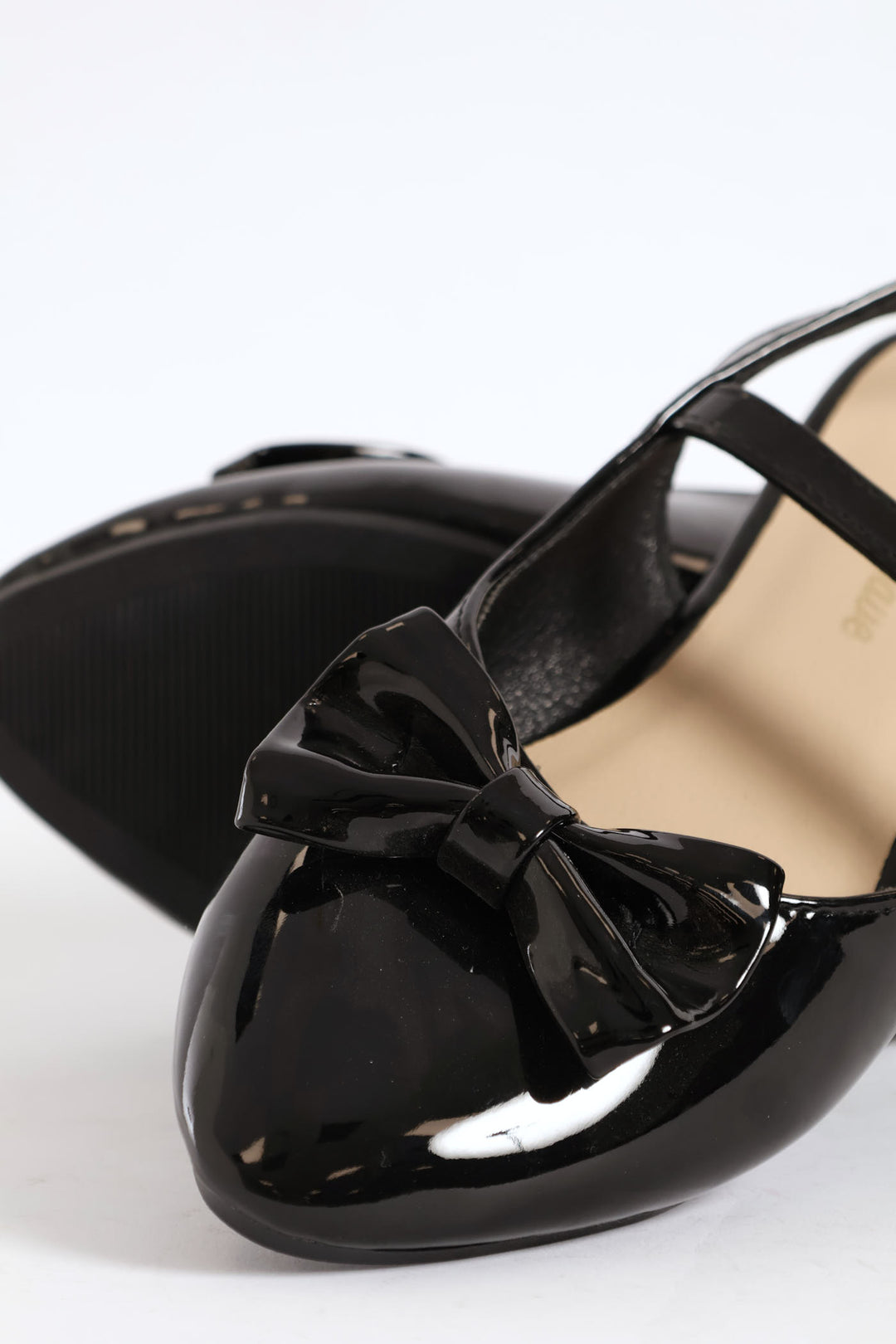 Girls Slingback Pump - Black