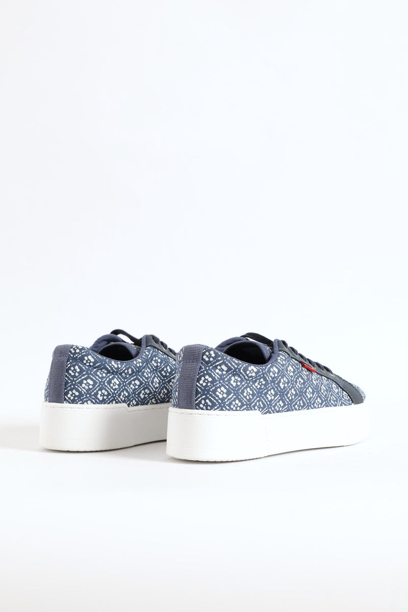 Geo Platform Sneaker - Navy