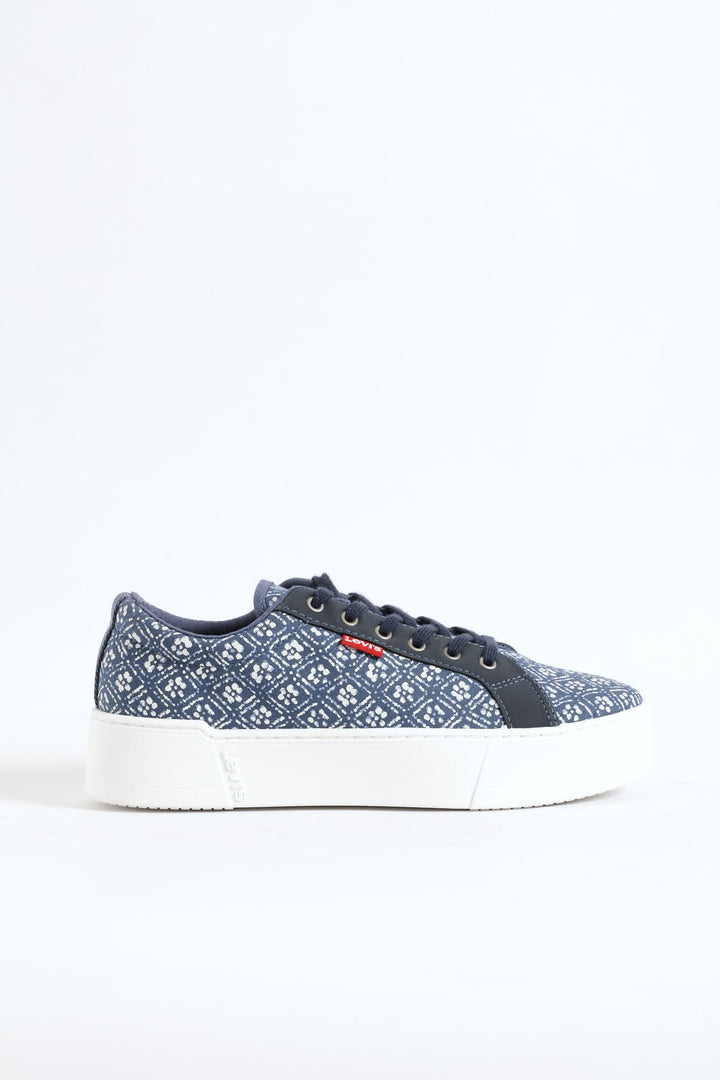 Geo Platform Sneaker - Navy