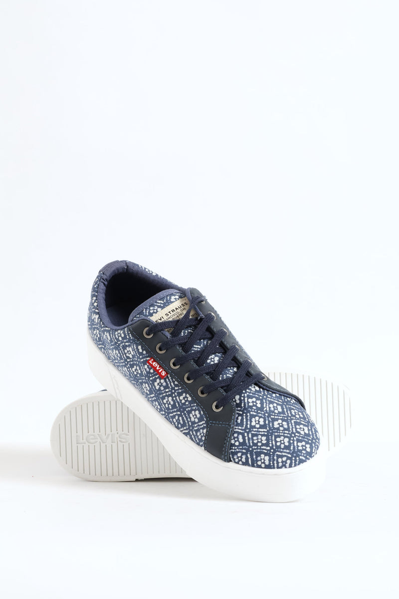 Geo Platform Sneaker - Navy