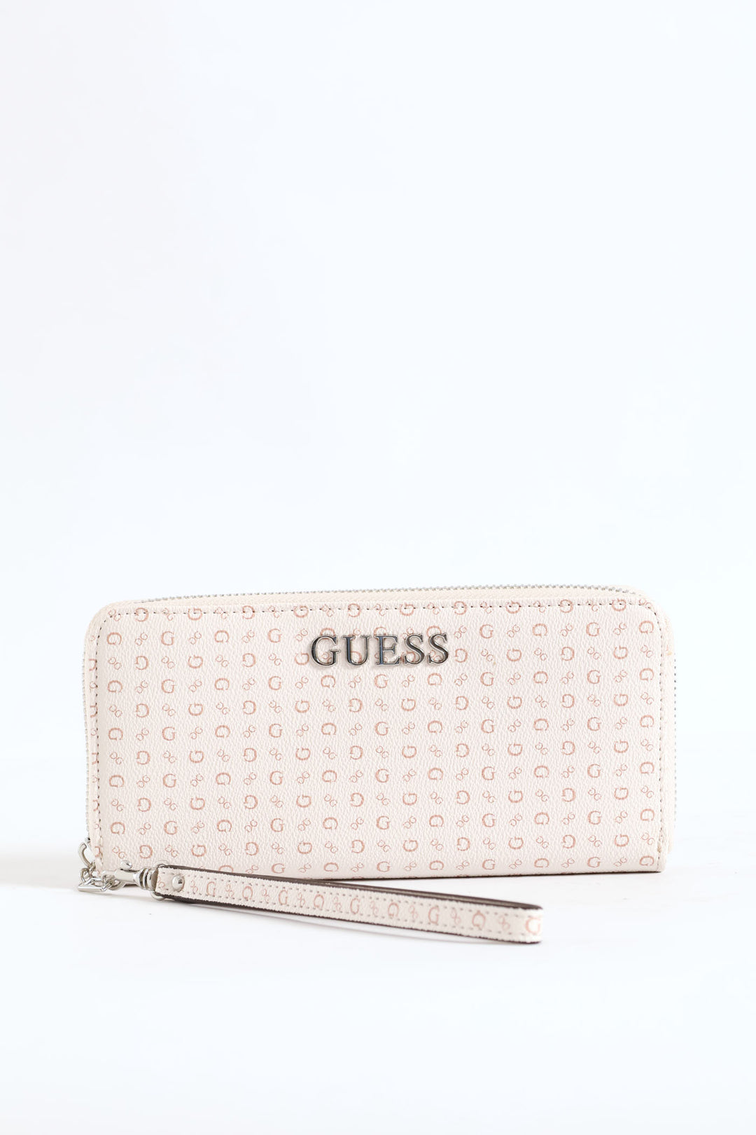 Abbas Large Zip Around Purse - Blush