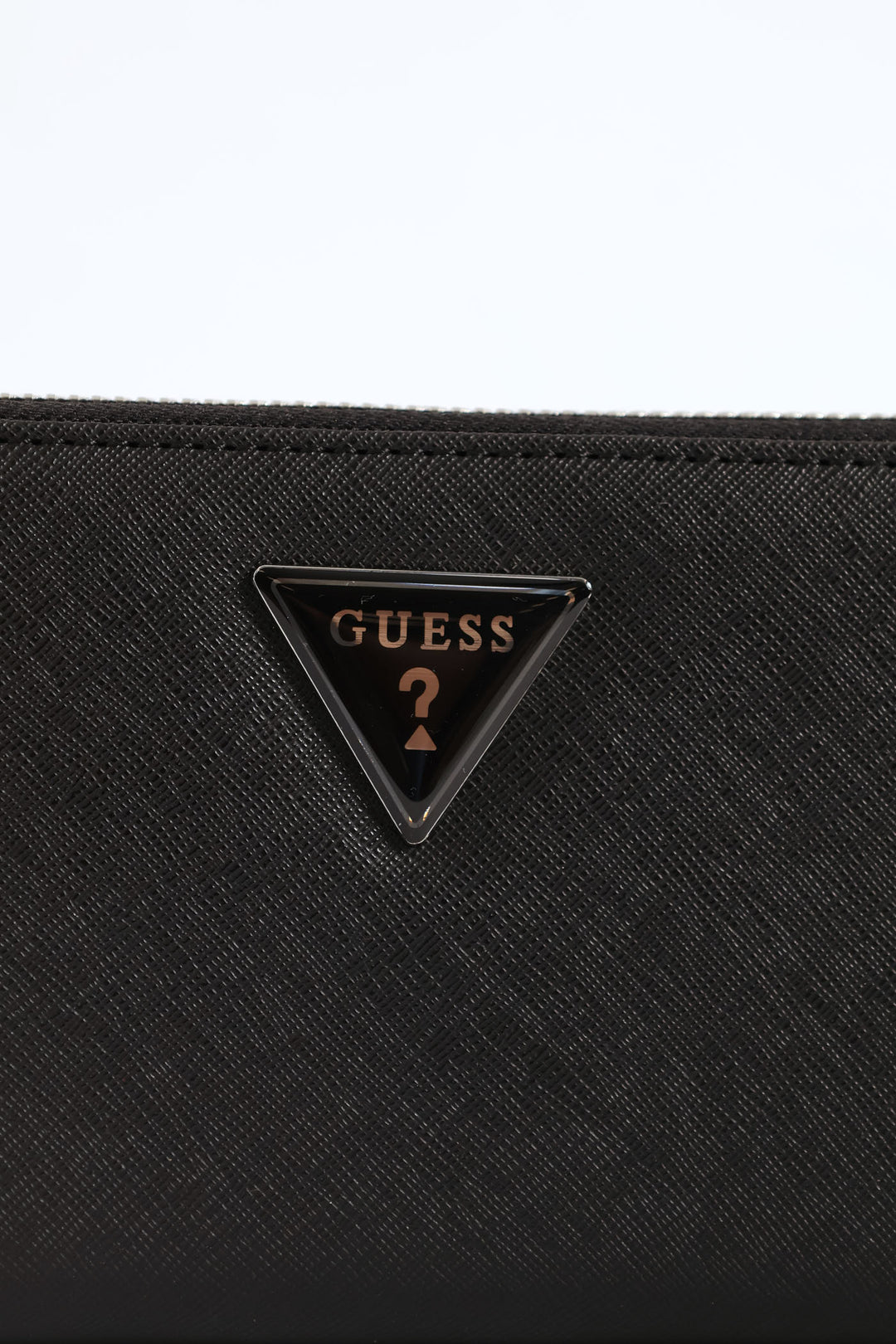 Viviette Medium Zip Around Purse - Black