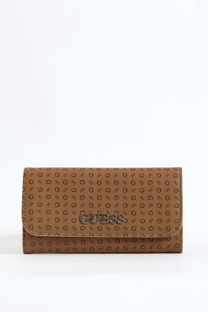 Abbas Slim Clutch Bag - Brown