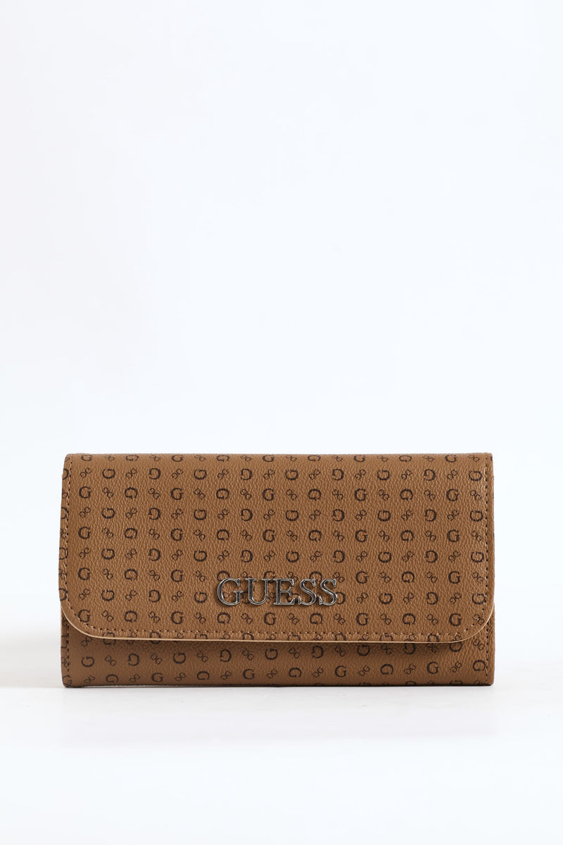 Abbas Slim Clutch Bag - Brown