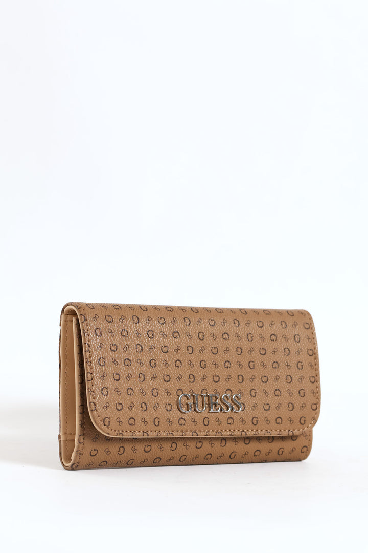 Abbas Slim Clutch Bag - Brown