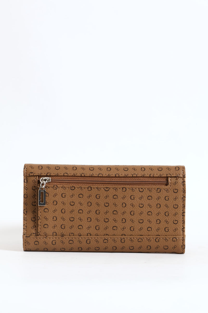 Abbas Slim Clutch Bag - Brown