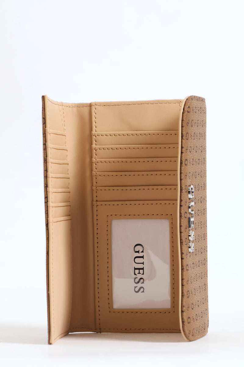 Abbas Slim Clutch Bag - Brown