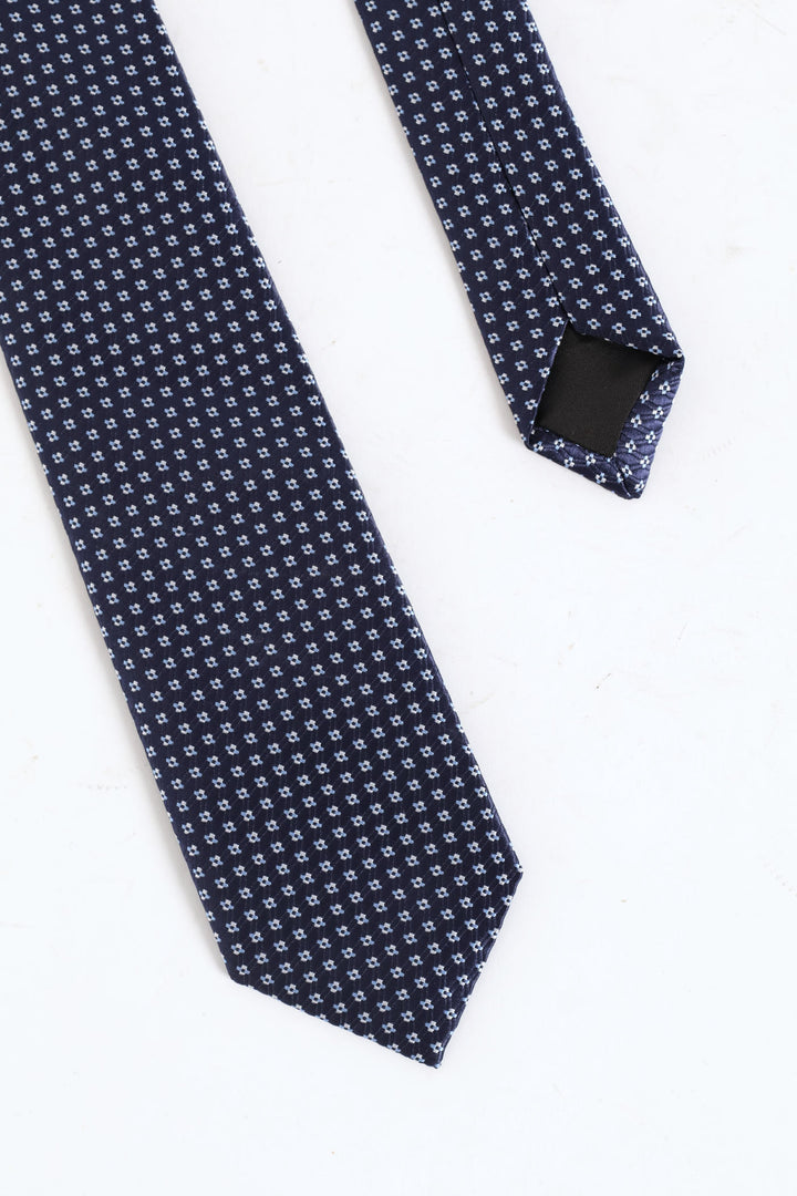 Dotted Tie - Navy