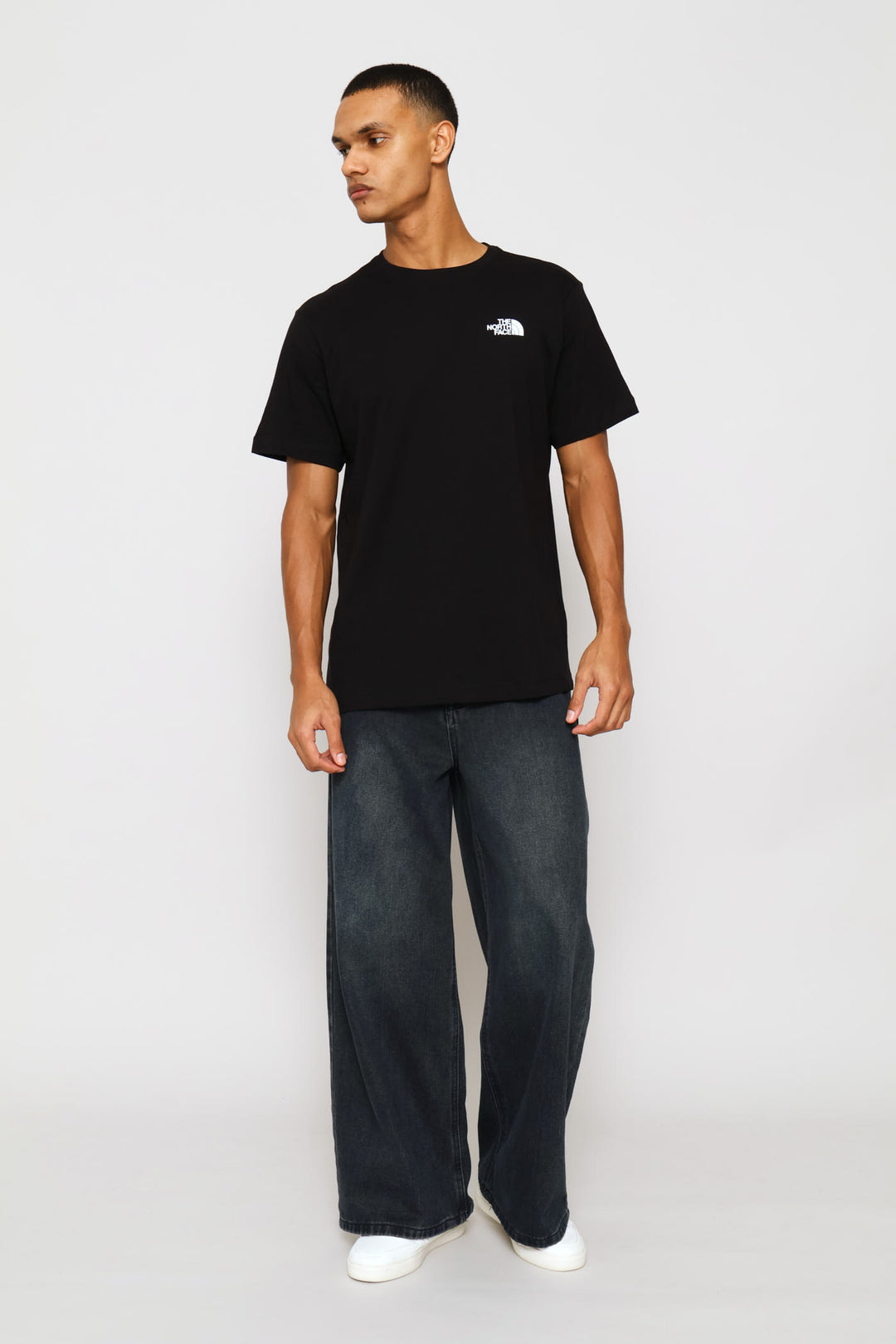 Vertical Regular Tee - Black