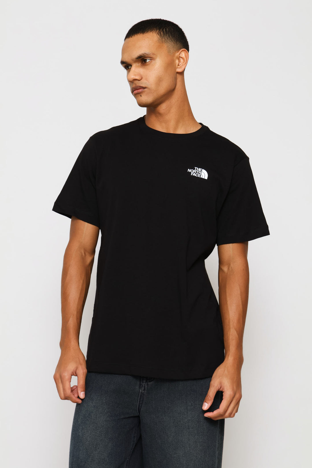 Vertical Regular Tee - Black