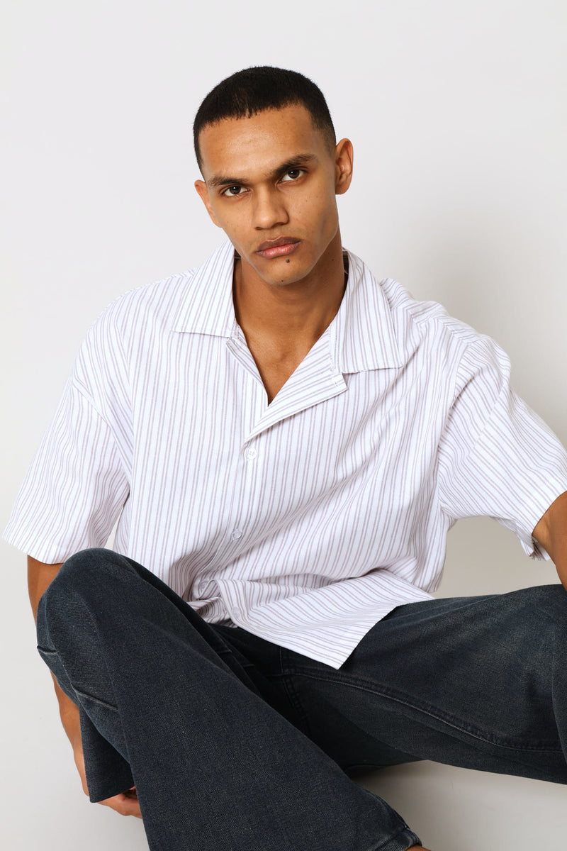 Stripe Shirt - Stone