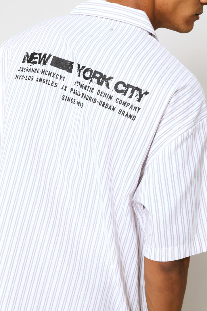 Stripe Shirt - Stone