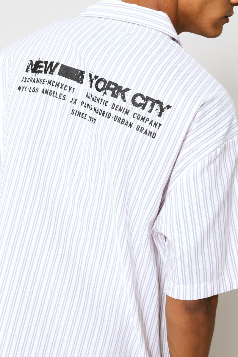 Stripe Shirt - Stone