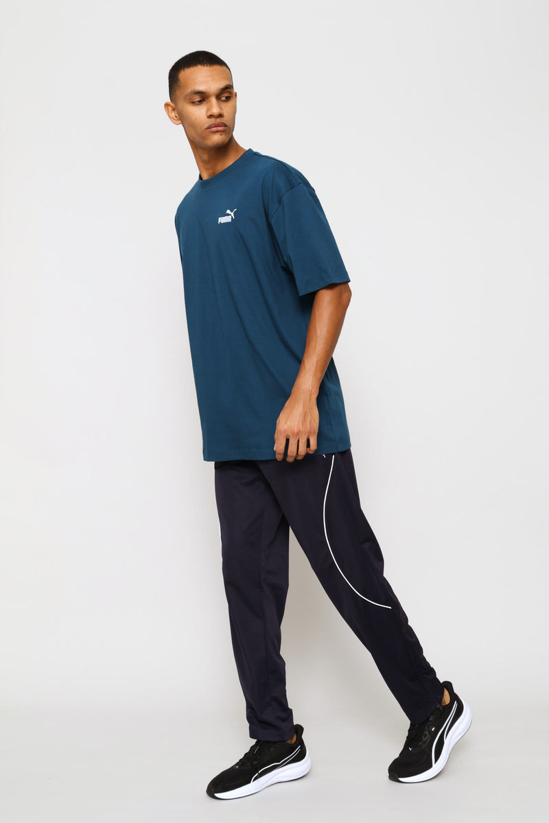 Essential Relaxed Small No. 1 Logo Tee - Blue