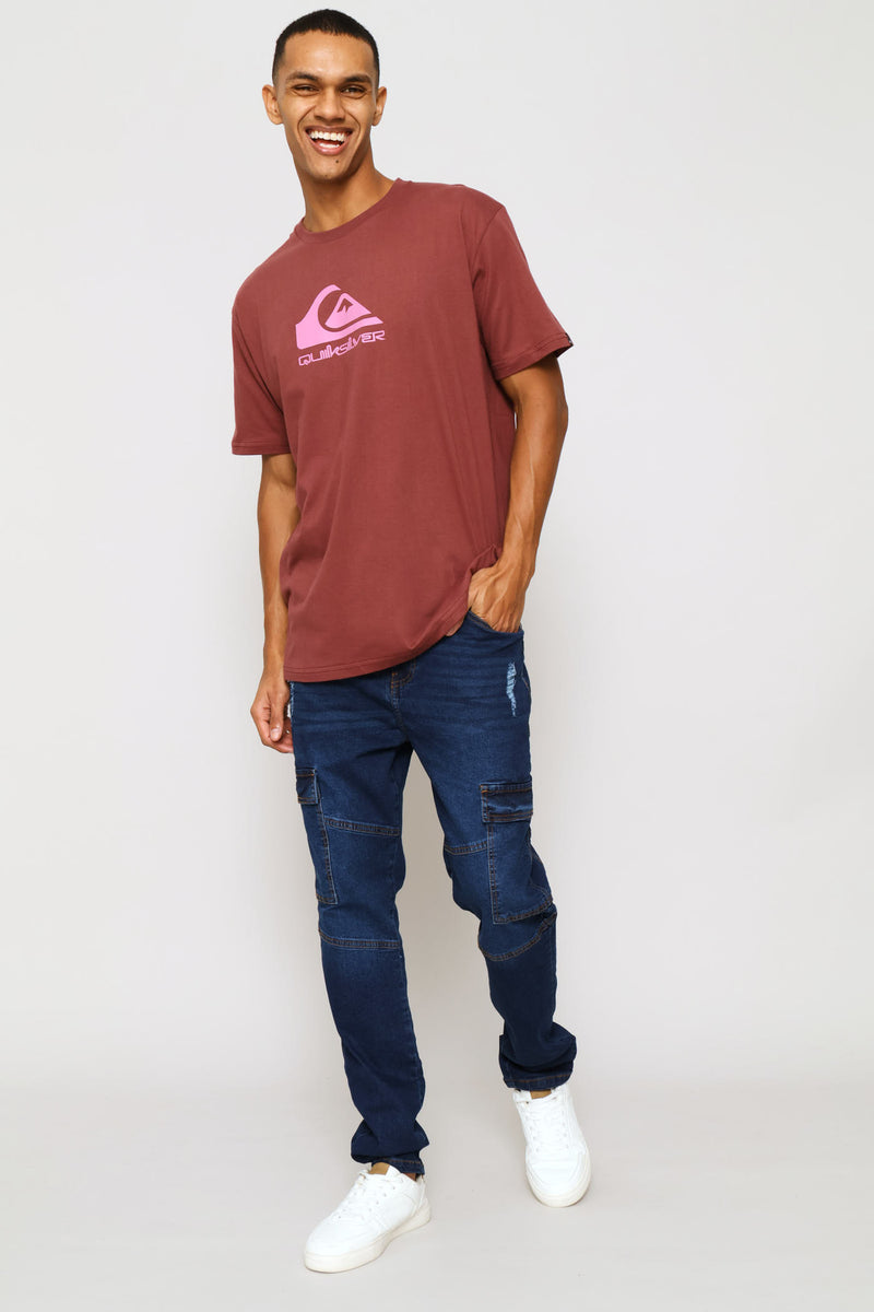 Corp Logo Tee - Rust