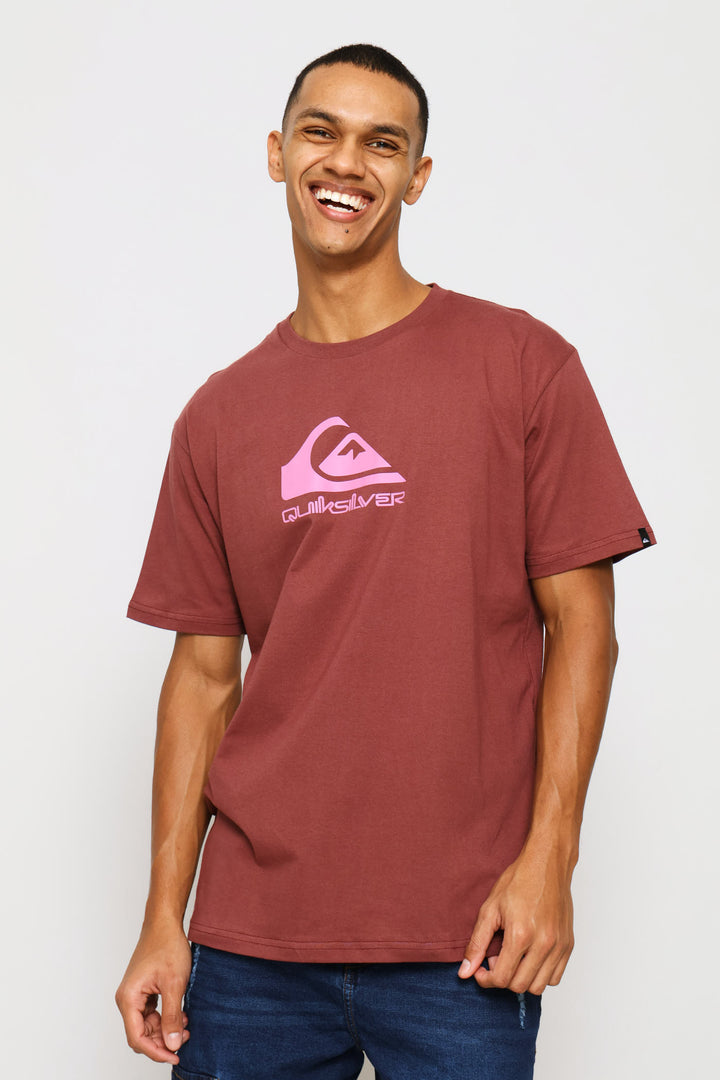 Corp Logo Tee - Rust