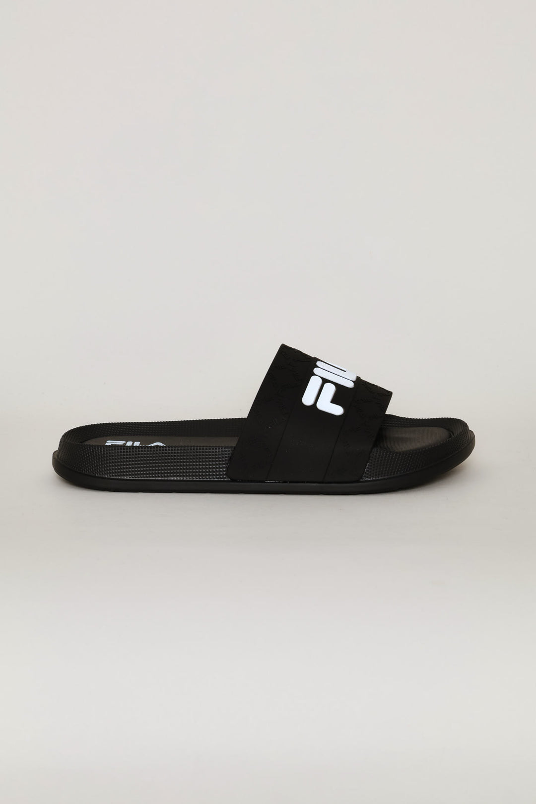 George Rubber Upper Pool Slide - Black