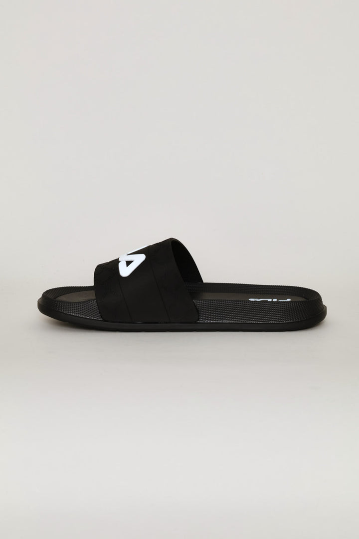 George Rubber Upper Pool Slide - Black