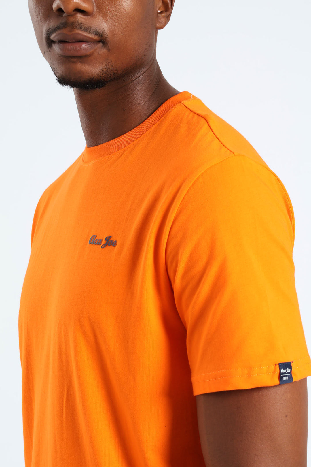 Basic Script Logo Tee - Orange