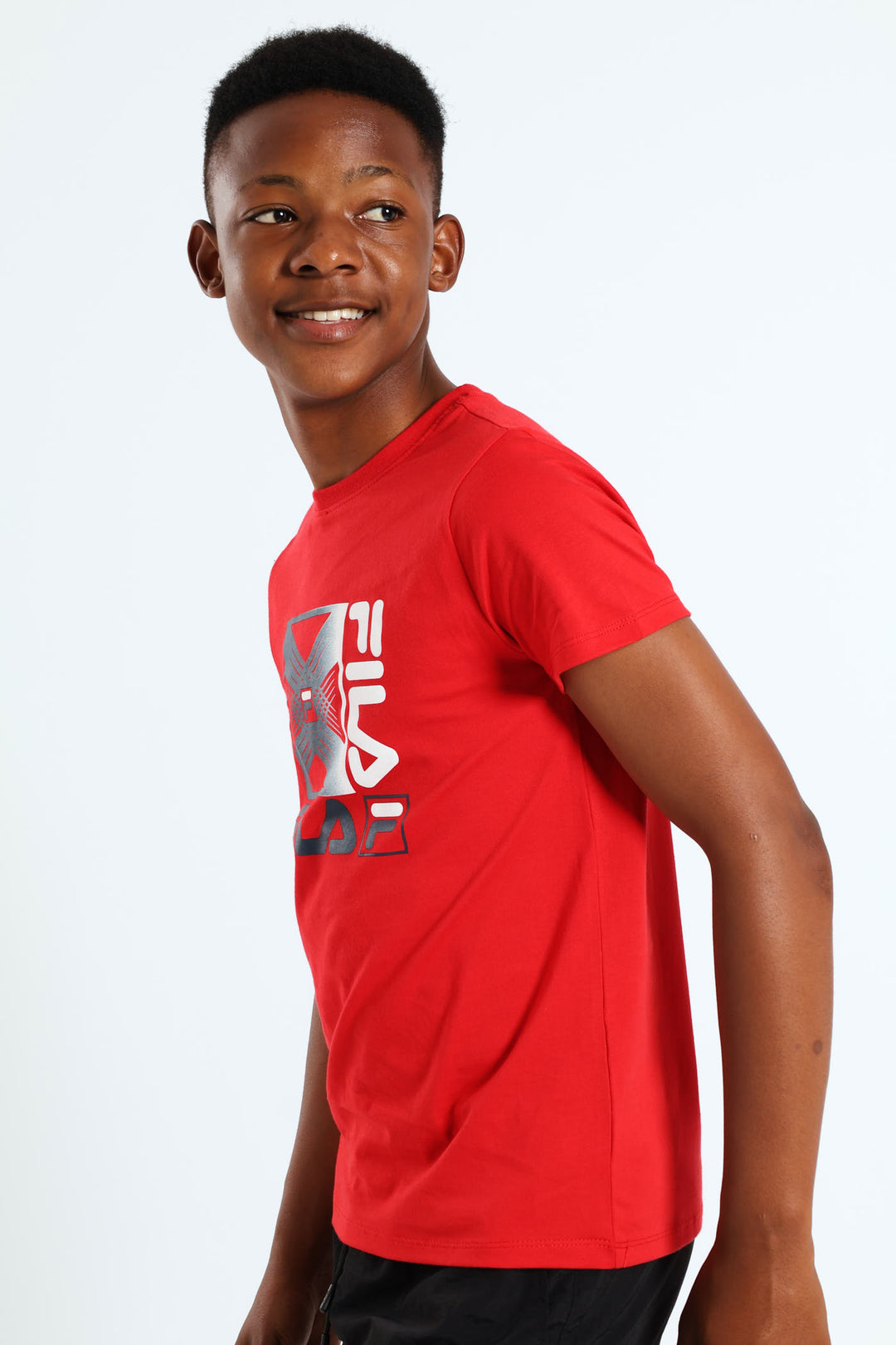 Boys Short Sleeve Aug Tee - Red