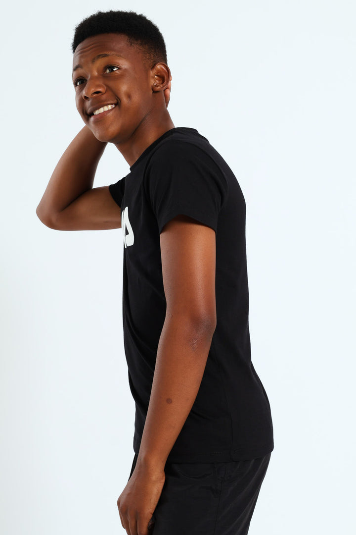 Boys Deckle TEE - Black