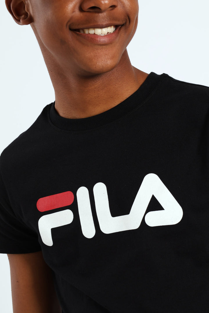 Boys Deckle TEE - Black