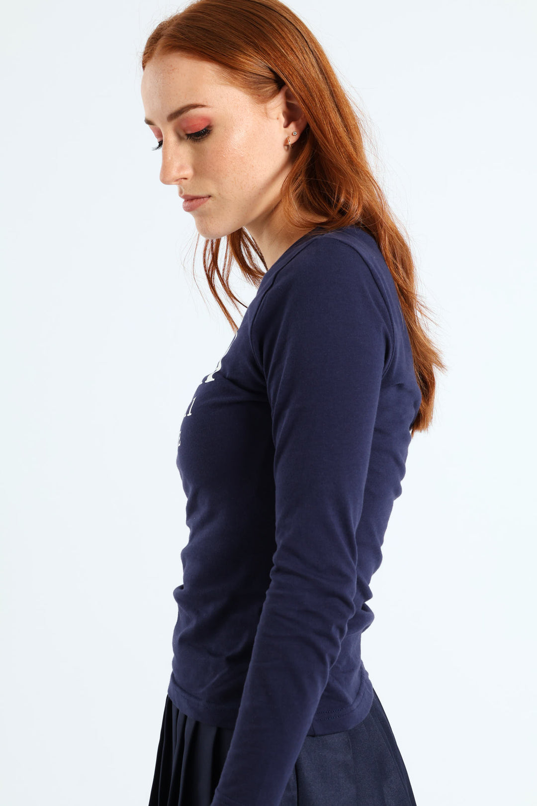 Amelia Long Sleeve top - Navy