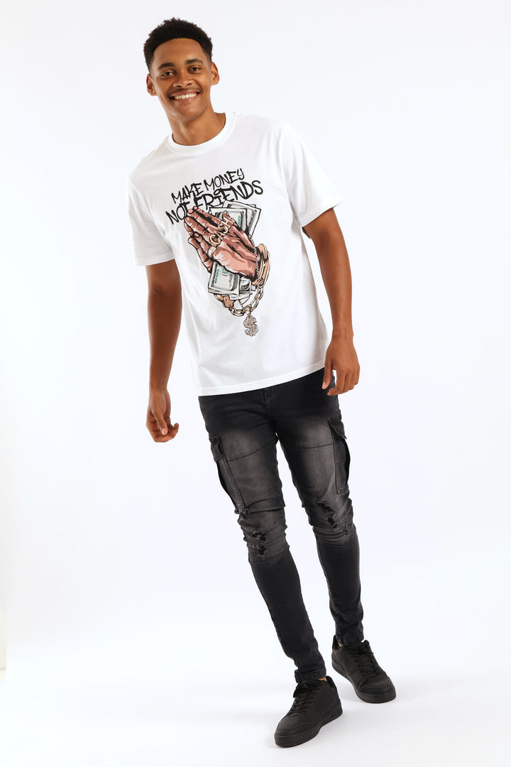 Super Skinny Cargo Denim - Black