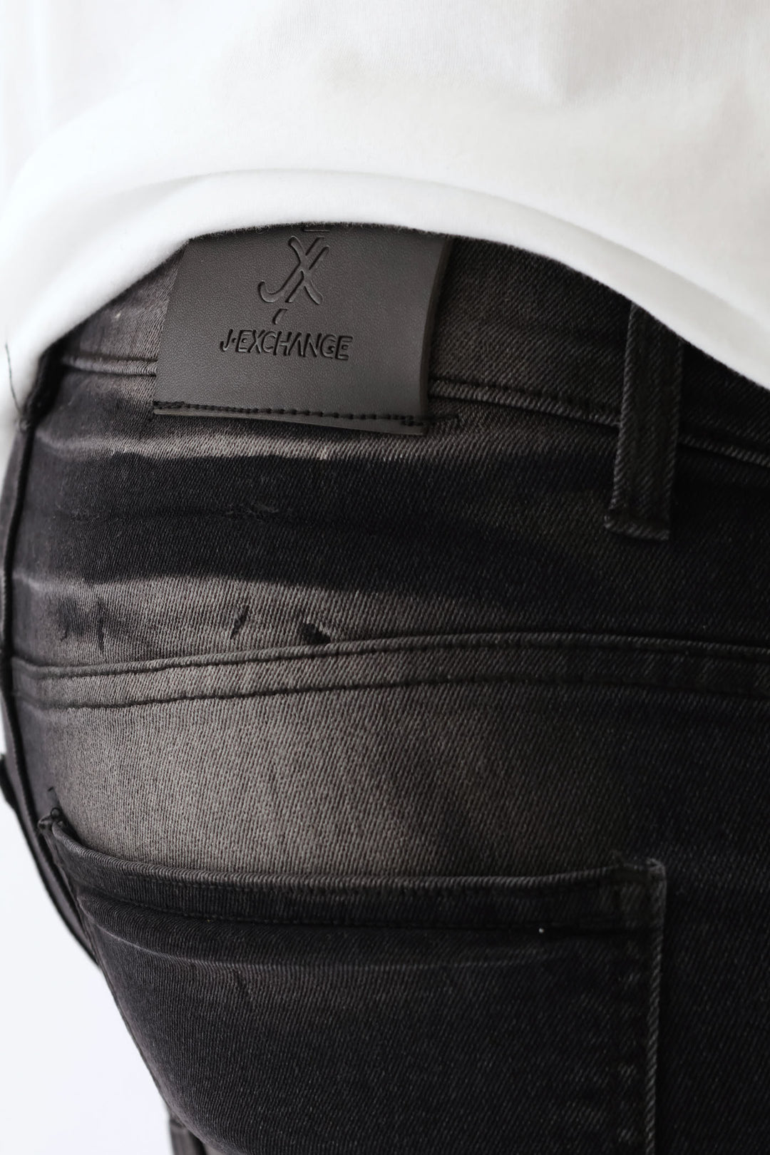 Super Skinny Cargo Denim - Black