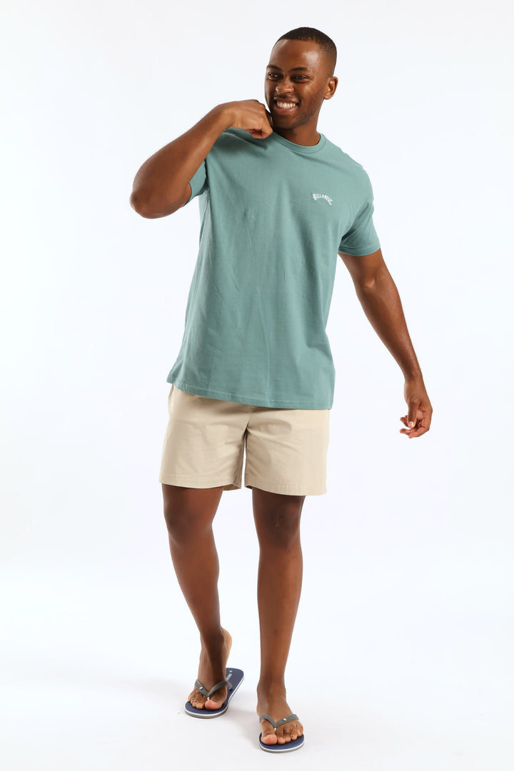 All Day Embroidered Tee - Green