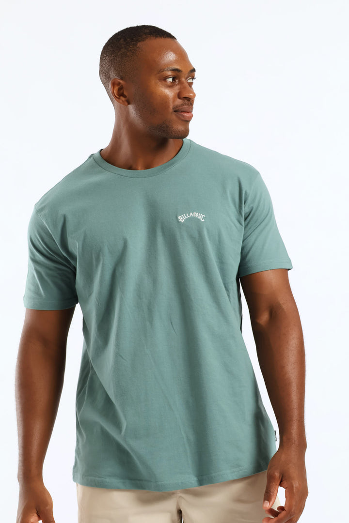 All Day Embroidered Tee - Green