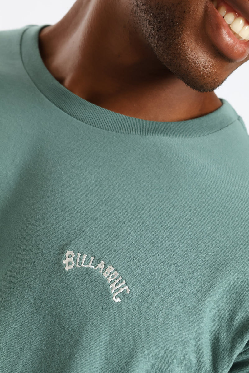 All Day Embroidered Tee - Green