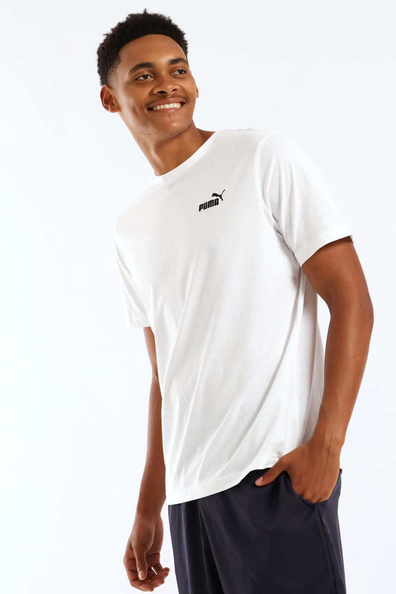 Essential Small No. 1 Logo Tee - White