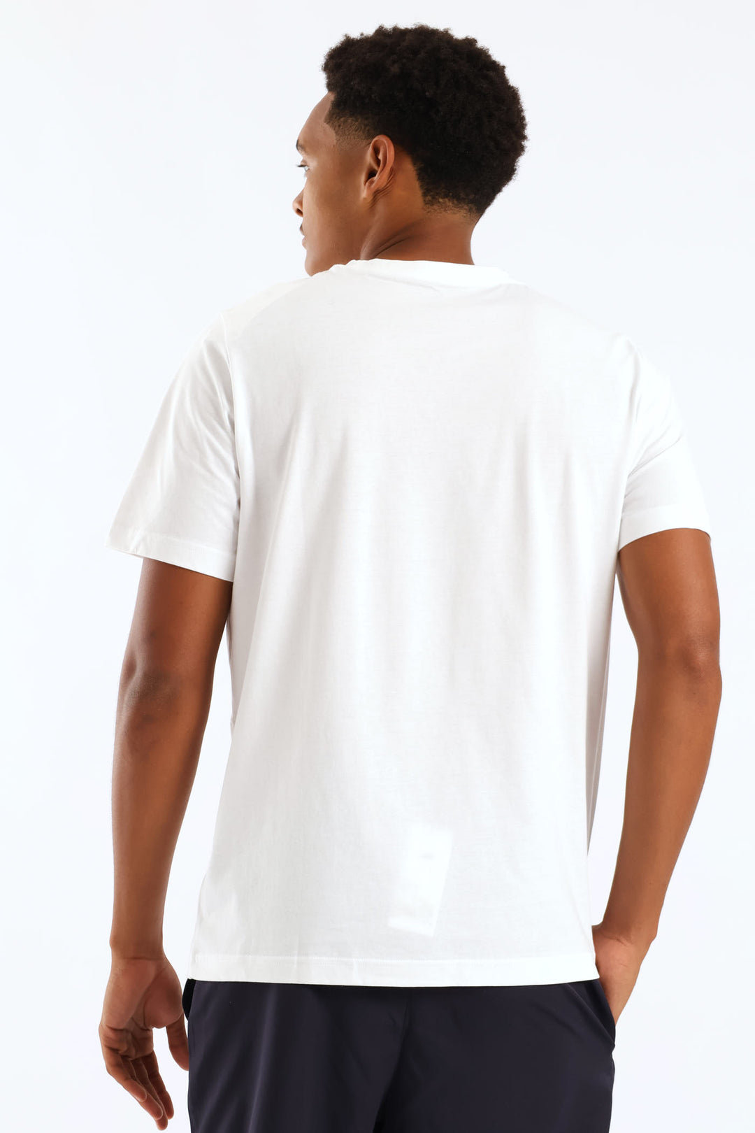 Essential Small No. 1 Logo Tee - White