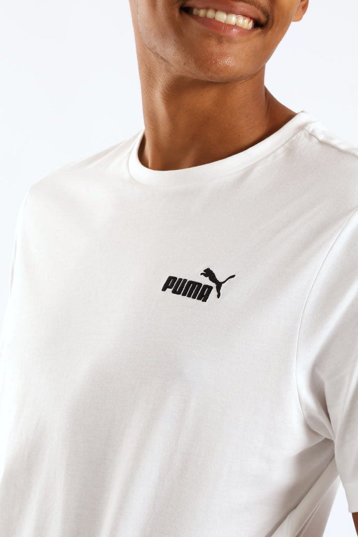 Essential Small No. 1 Logo Tee - White