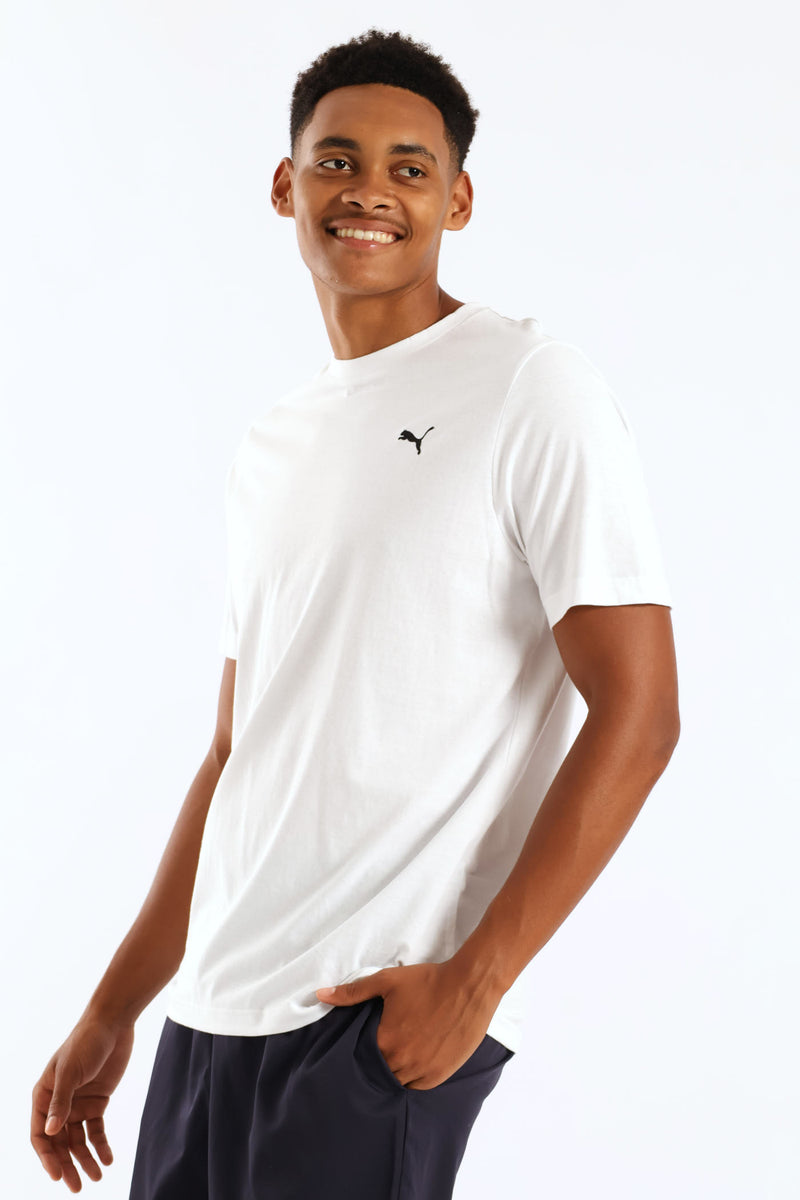 Essential Small Logo Tee - White