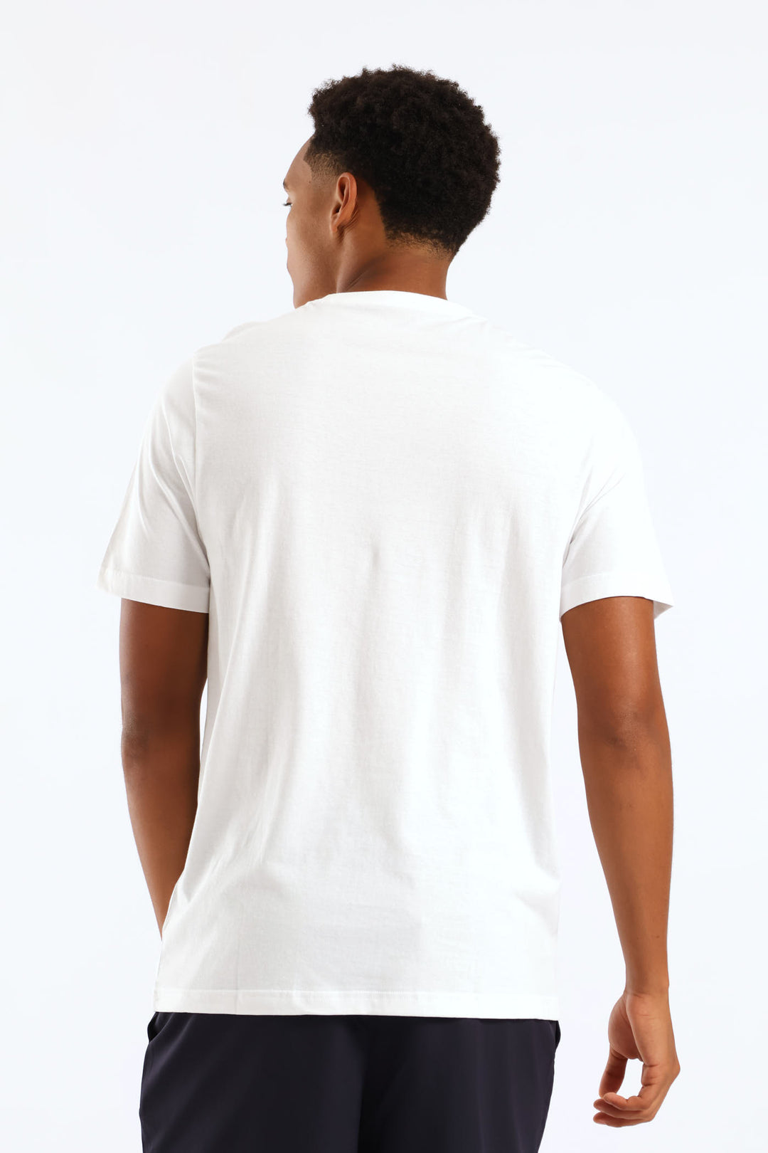 Essential Small Logo Tee - White