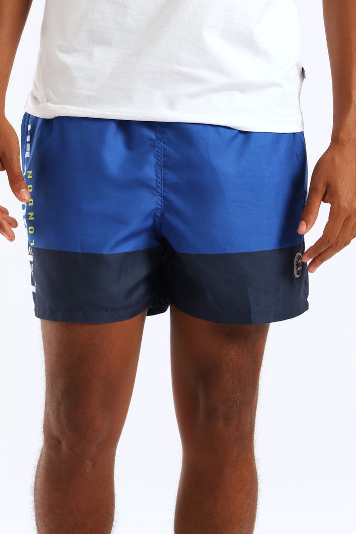 Two Tone Swim Short - Blue