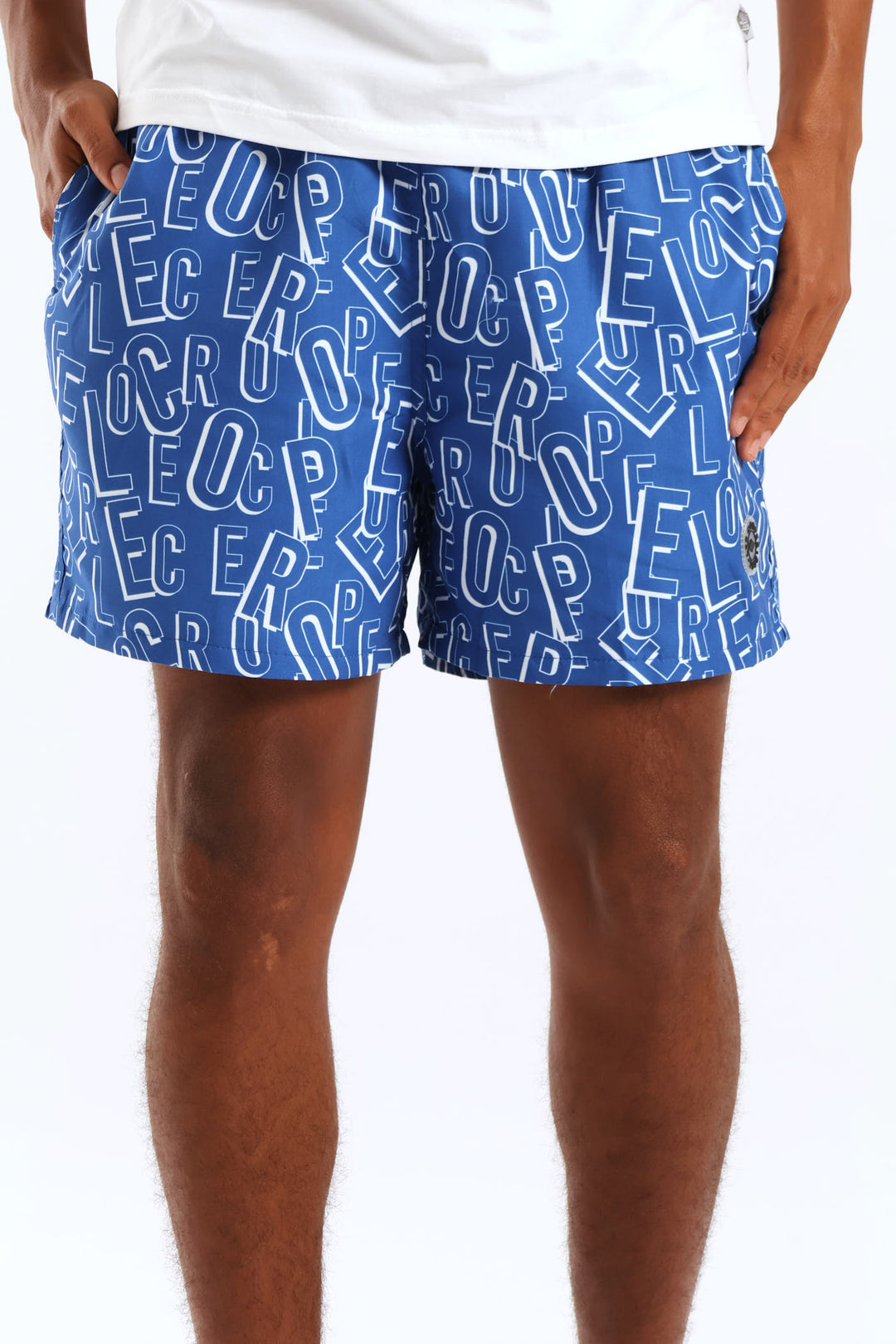 3D Logo Swim Short - Blue