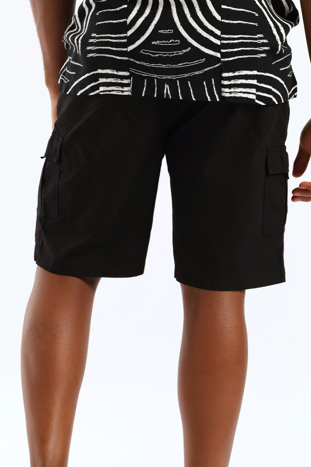 Multi Pocket Shorts - Black