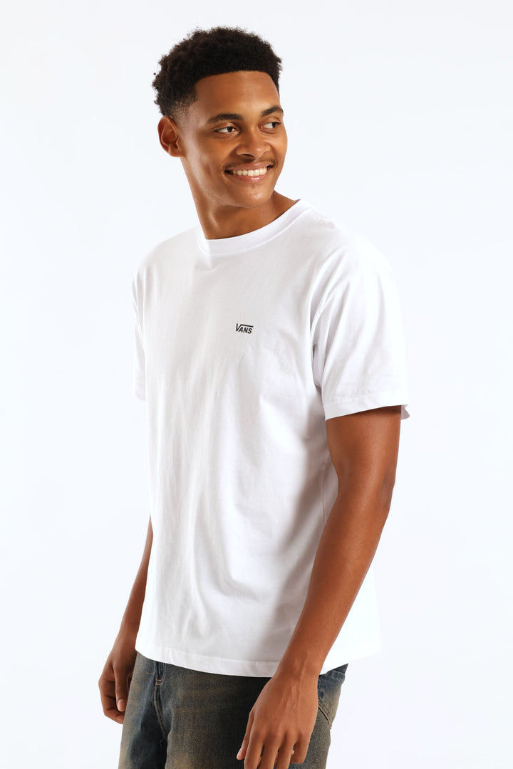 Left Chest Logo Short Sleeve Tee - White