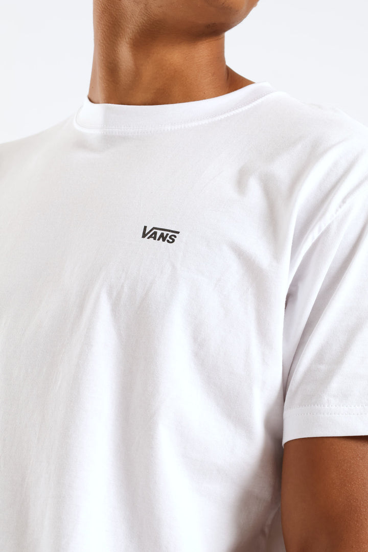 Left Chest Logo Short Sleeve Tee - White