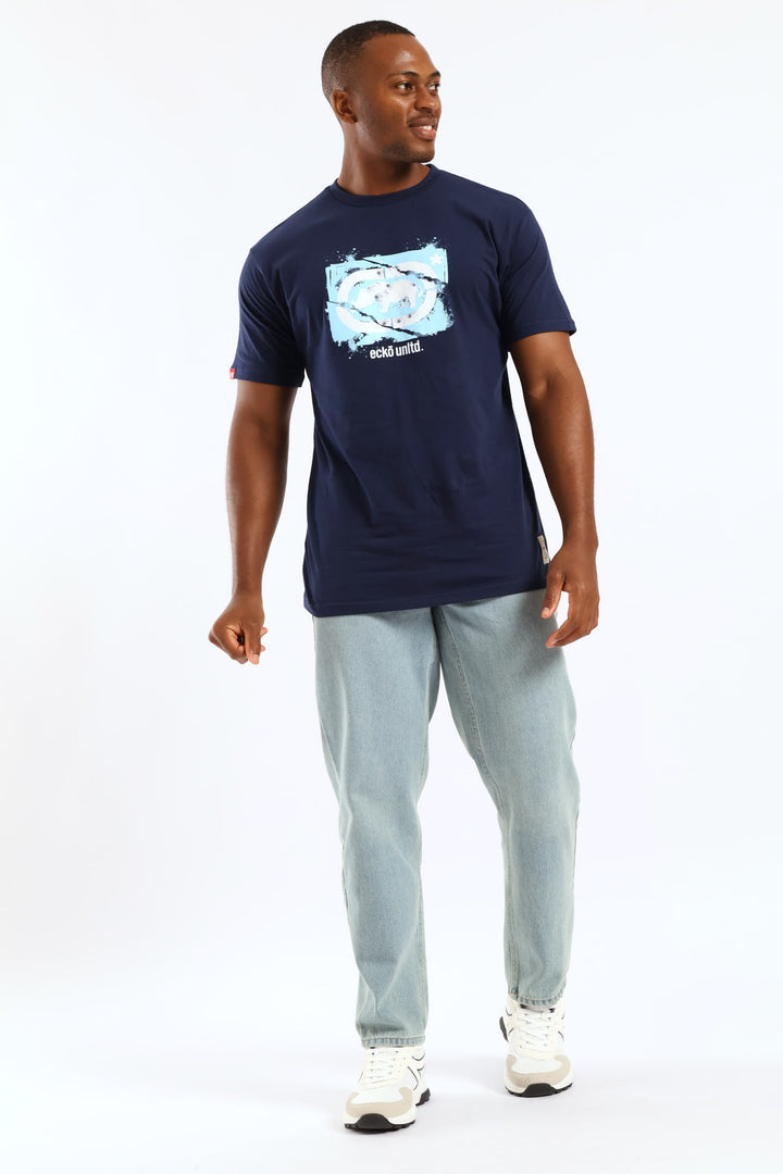 Rhino Star Tee - Navy