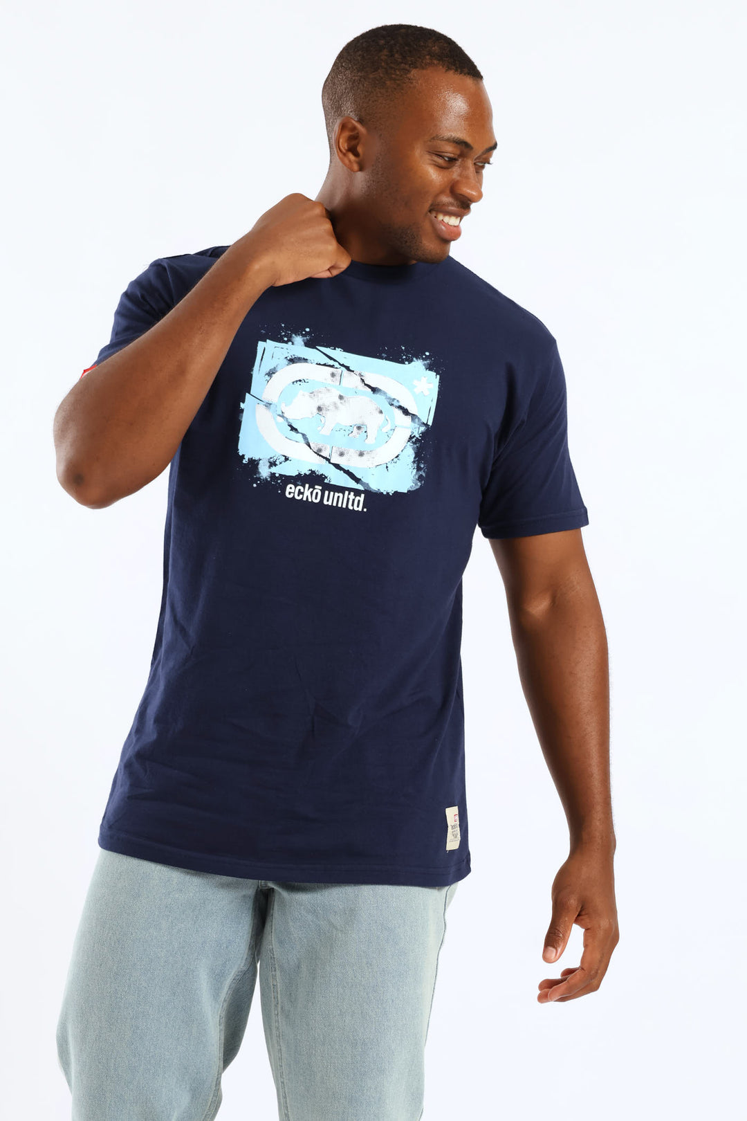 Rhino Star Tee - Navy